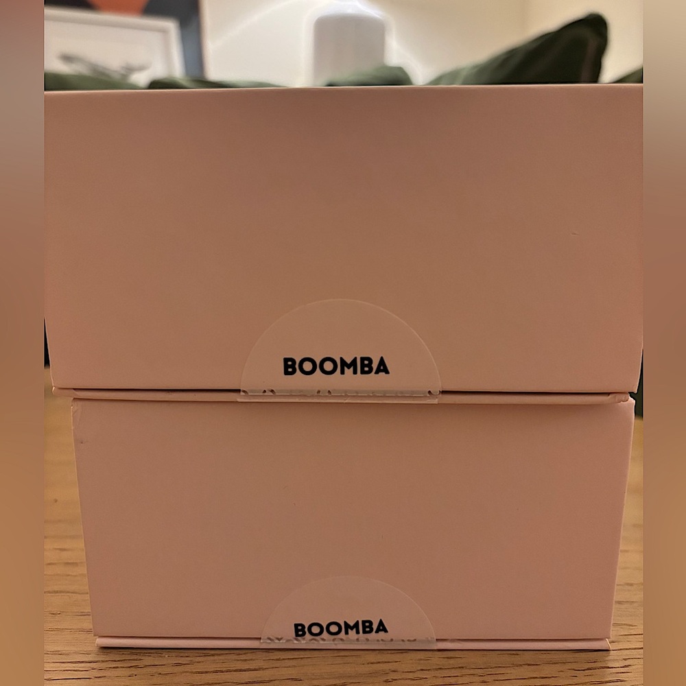 Two new in box BOOMBA inserts caramel Demi and ultra boosts size B